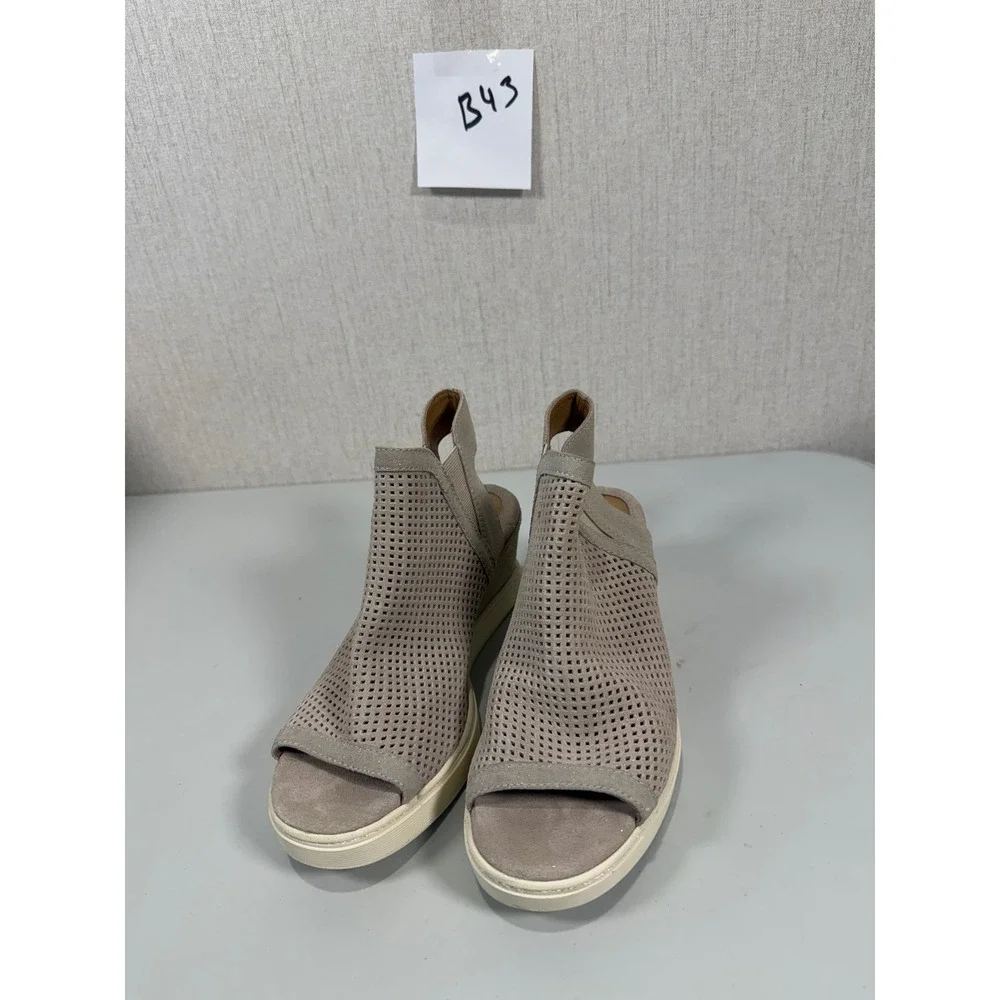 Sofft Sandals Womens 7.5M Basima Perforated Wedge Slingback‎ SF0026998